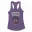 Ungoppan Whistle Ah Kaetavan Women's Racerback Tank in Solid Purple Rush Color